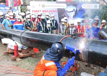 Konstruksi Proyek CISEM Tahap I Dimulai, Kementerian ESDM Resmikan First Welding