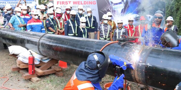 Konstruksi Proyek CISEM Tahap I Dimulai, Kementerian ESDM Resmikan First Welding