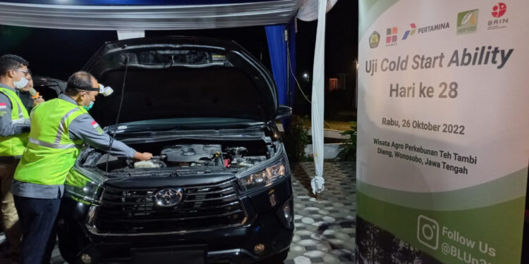 Hasil Uji Cold Startability B40 di Dataran Tinggi Cukup Memuaskan