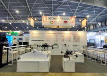 Kemenperin Unjuk Teknologi Canggih Drone Nasional di Singapura