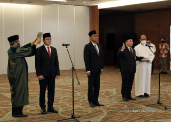 Mendag Zulkifli Hasan Lantik Budi Santoso sebagai Dirjen Perdagangan Luar Negeri