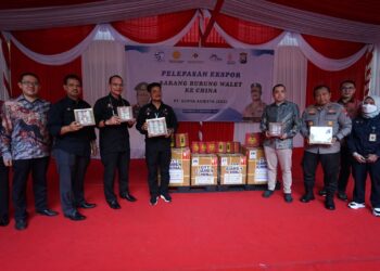 Mentan Lepas  Ekspor Sarang Burung Walet Ke China Senilai Rp 8 Miliar