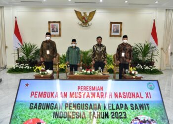 Buka Munas XI GAPKI, Wapres: Enam Langkah Strategis Wujudkan Perkebunan Kelapa Sawit  Berkelanjutan