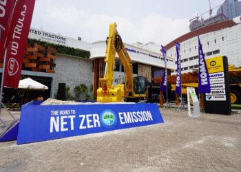 UT Perkenalkan Electric Excavator di Ajang Mining Indonesia 2023