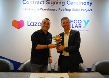 Lazada Logistics Gandeng Inecosolar Bangun Panel Surya di Fasilitas Logistik Terbesar Lazada di Cimanggis