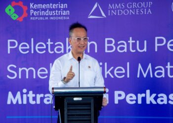Menperin Resmikan Groundbreaking Smelter Nikel di Kalimantan Timur