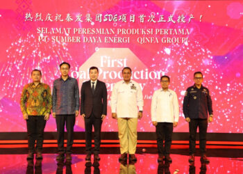 PT SDE Resmikan Produksi Pertama Tambang Batubara Bawah Tanah