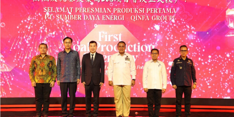 PT SDE Resmikan Produksi Pertama Tambang Batubara Bawah Tanah