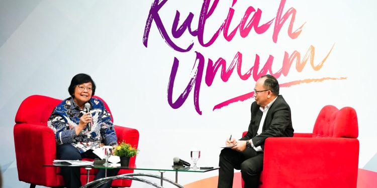 Menteri LHK Beri Kuliah Umum Tentang Transformasi Ekonomi Lingkungan Indonesia