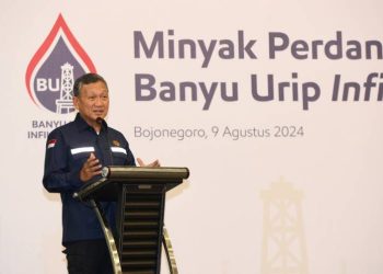 Produksi Minyak Perdana dari Sumur Banyu Urip Infil Clastic